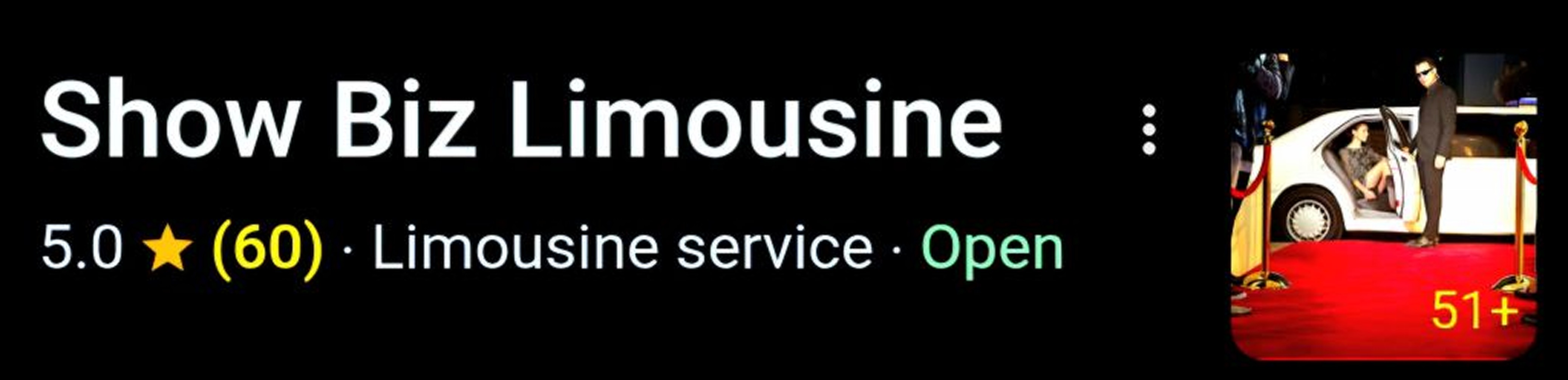 Show Biz Limousine Best of 2025 Award for Best Limousine Service in Long Island, Queens and New York. Show Biz Limousine is the 5 Star Google Rated Award Winning Limo Service that Long Island, Queens and New York customers recommend most. 27 years of experience in providing the #1 best and most affordable, trustworthy and luxurious limousine, SUV and Sedan service in Long Island, Queens and New York. 