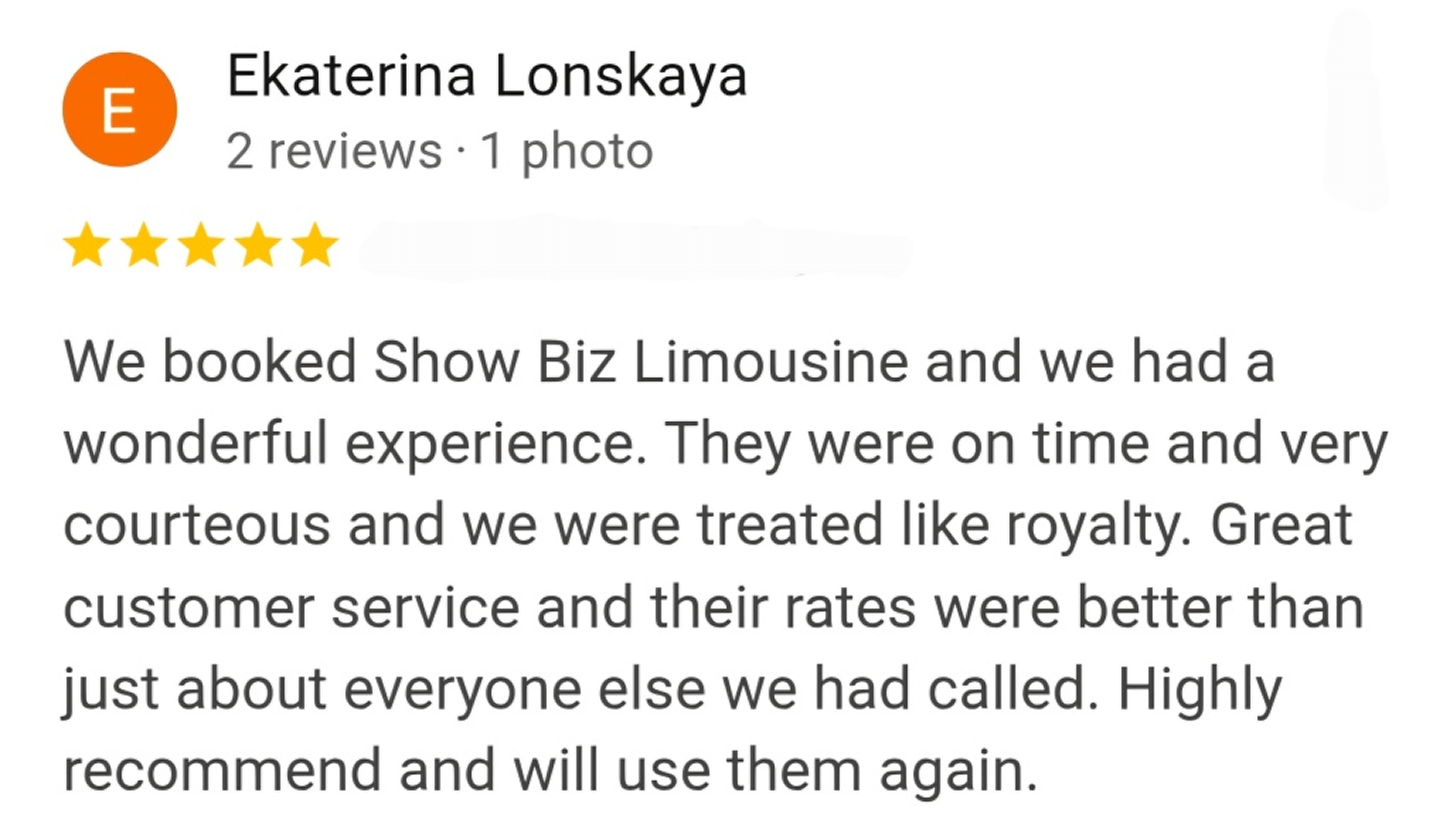 Show Biz Limousine Best of 2025 Award for Best Quinceañera Limousine Service in Long Island, Queens and New York. Show Biz Limousine is the 5 Star Google Rated Award Winning Limo Service that Long Island, Queens and New York customers recommend most. 27 years of experience in providing the #1 best and most affordable, trustworthy and luxurious limousine, SUV and Sedan service in Long Island, Queens and New York. 